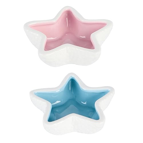 BUGUUYO Keramik-futternapf-Set Mit Sternmuster 2-teilig Für Hamster Und Haustiere Multifunktionaler Futter- Und Trinknapf Kein Design Zufällige Farbe BUGUUYO Keramik-futternapf-Set Mit Sternmuster 2-teilig Für Hamster Und Haustiere Multifunktionaler Futter- Und Trinknapf Kein Design Zufällige Farbe von BUGUUYO