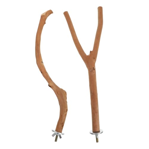 BUGUUYO Vogel-spielständer Aus Massivholz Stange Für Papageienkäfig Sitzstange Für Papageientraining Vögel Stehstange Haustier-papageienbedarf BUGUUYO Vogel-spielständer Aus Massivholz Stange Für Papageienkäfig Sitzstange Für Papageientraining Vögel Stehstange Haustier-papageienbedarf von BUGUUYO