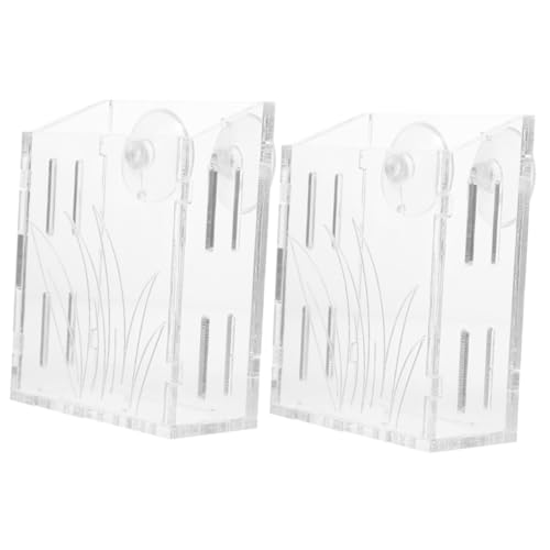 BUGUUYO 2 Stücke Aquarium Aquarium Acryl Pflanzen Tassen Tasse Für Wasserpflanzen von BUGUUYO