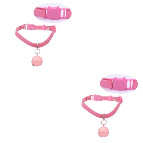 BUGUUYO 2 Stück Katzenhalsband Mit Glocke Halsband Für Neugeborene Kätzchen Und Welpen von BUGUUYO