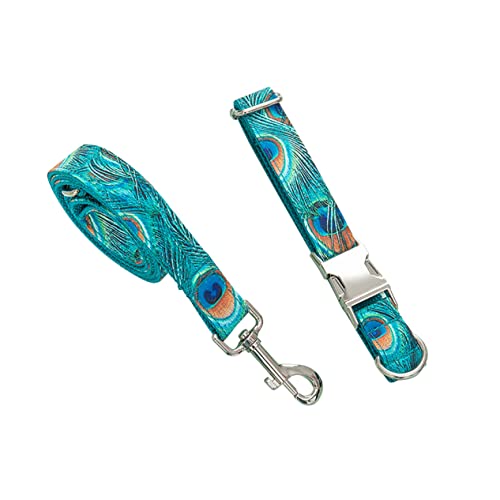 BUGUUYO 2-teiliges Modisch Gemustertes Haustier-leinen-Set Bequeme Nylon-Gurte Zum Gassigehen Mit Dem Hund Verstellbare Hundeleine Zugseil Größe L 1 Halsband 1 Leine BUGUUYO 2-teiliges Modisch Gemustertes Haustier-leinen-Set Bequeme Nylon-Gurte Zum Gassigehen Mit Dem Hund Verstellbare Hundeleine Zugseil Größe L 1 Halsband 1 Leine von BUGUUYO