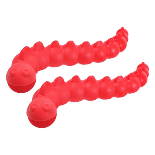 BUGUUYO 2Stücke Interaktives Raupenform Kauspielzeug Für Welpen Für Beschäftigung Und Zahnpflege Beißspielzeug Für Große Und Kleine BUGUUYO 2Stücke Interaktives Raupenform Kauspielzeug Für Welpen Für Beschäftigung Und Zahnpflege Beißspielzeug Für Große Und Kleine von BUGUUYO
