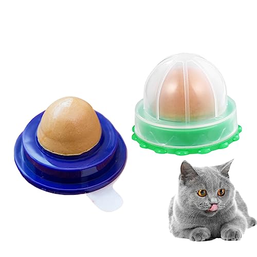 BUGUUYO 2Stücke Katzenminze Lutscher Mit Kätzchen Natürliches Katzenminze Ball Für Kauen Gesunde Belohnung Für Katzen Und Kitten BUGUUYO 2Stücke Katzenminze Lutscher Mit Kätzchen Natürliches Katzenminze Ball Für Kauen Gesunde Belohnung Für Katzen Und Kitten von BUGUUYO