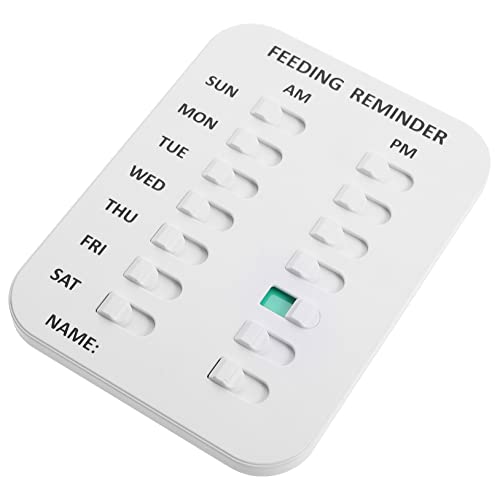 BUGUUYO 2st Fütterungserinnerung Katzenfutter Futterspender Hundefütterungstracker Züchten Spaniel Erinnerung An Die Nahrungsaufnahme Erinnerung An Die Fütterung Von Haustieren Abs Weiß BUGUUYO 2st Fütterungserinnerung Katzenfutter Futterspender Hundefütterungstracker Züchten Spaniel Erinnerung An Die Nahrungsaufnahme Erinnerung An Die Fütterung Von Haustieren Abs Weiß von BUGUUYO