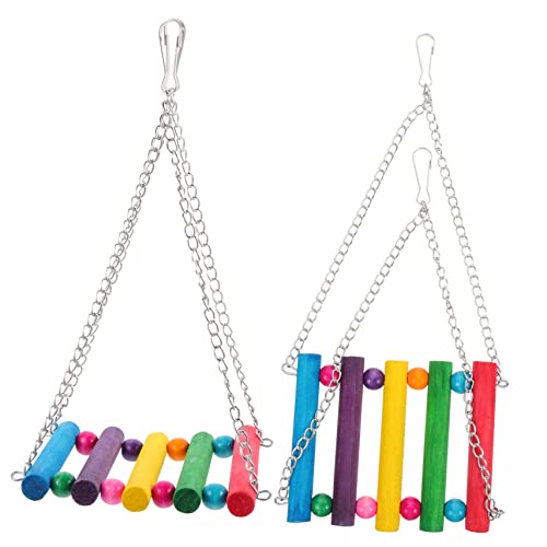 BUGUUYO 2 Stücke Holz Vogel Schaukel Spielzeug Papagei Schaukel Hängen Papagei Spielzeug Decor Vogel Zubehör BUGUUYO 2 Stücke Holz Vogel Schaukel Spielzeug Papagei Schaukel Hängen Papagei Spielzeug Decor Vogel Zubehör von BUGUUYO