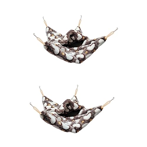 BUGUUYO 2stücke Interessantes Chinchilla Bett Bequeme Hamster-hängematte Atmungsaktivem Material Für Meerschweinchen Und Kleintiere Für Zuhause Oder Tierladen von BUGUUYO