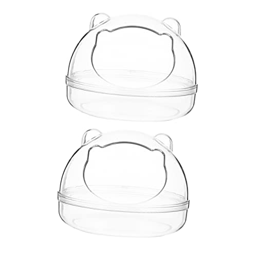 BUGUUYO 2pcs Hamster Badewanne Haustier Toilette Training Töpfchen Badewanne Für Chinchilla Zubehör BUGUUYO 2pcs Hamster Badewanne Haustier Toilette Training Töpfchen Badewanne Für Chinchilla Zubehör von BUGUUYO