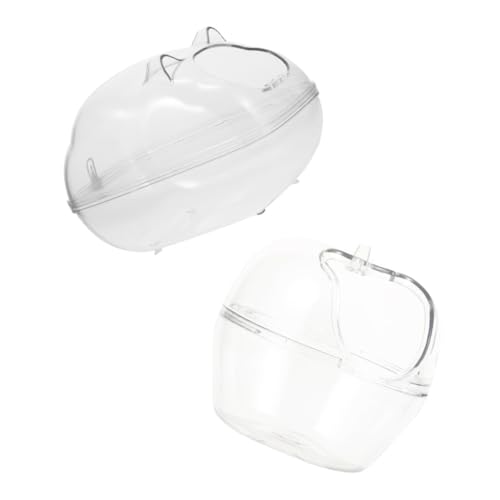 BUGUUYO 2 Stücke Hamster Badezimmer Waschbar Training Pee Haustier Toiletten für Hamster Chinchilla Kunststoff Hamster Badewanne Becken BUGUUYO 2 Stücke Hamster Badezimmer Waschbar Training Pee Haustier Toiletten für Hamster Chinchilla Kunststoff Hamster Badewanne Becken von BUGUUYO