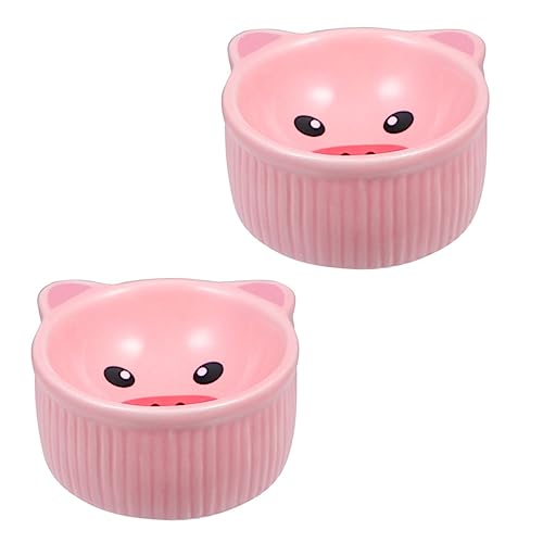 BUGUUYO 2stücke Hamster Futternapf Aus Keramik Niedlicher Cartoon Tierfutterhalter rutschfeste Futter Und Wasserschüssel Für Kleintiere Für Hamster Und Meerschweinchen BUGUUYO 2stücke Hamster Futternapf Aus Keramik Niedlicher Cartoon Tierfutterhalter rutschfeste Futter Und Wasserschüssel Für Kleintiere Für Hamster Und Meerschweinchen von BUGUUYO