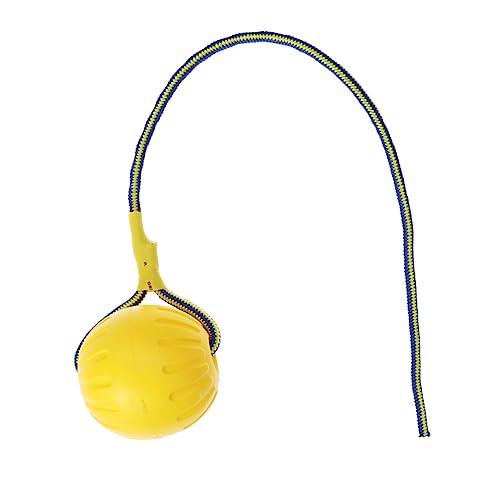 BUGUUYO 2stücke Pet Spielzeug Mit Schnur Interaktiver Eva Ball Für Hunde Zum Training Und Spielen Langlebig Und Sicher Gelb BUGUUYO 2stücke Pet Spielzeug Mit Schnur Interaktiver Eva Ball Für Hunde Zum Training Und Spielen Langlebig Und Sicher Gelb von BUGUUYO