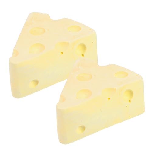 BUGUUYO 2st Käse Käse Mozzarella Hasenschleifspielzeug Kleines Tierisches Backenzahnspielzeug Kauspielzeug Für Meerschweinchen Zähne Schleifsteine Chinchilla Haustier Kalziumgips von BUGUUYO