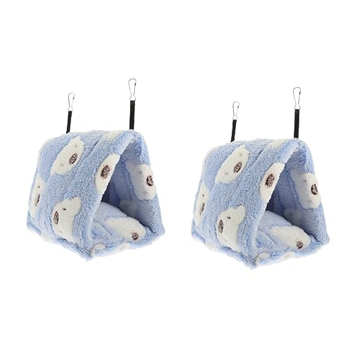 BUGUUYO 2st Kaninchen Ruhendes Nest Eichhörnchenhaus Kleines Tierbett Gemütliches Hamsterhaus Eichhörnchen Ruhehaus Hamster Hängebett Rennmaus Hütte Plüschvogelbett Igelnest Blue Baumwolle BUGUUYO 2st Kaninchen Ruhendes Nest Eichhörnchenhaus Kleines Tierbett Gemütliches Hamsterhaus Eichhörnchen Ruhehaus Hamster Hängebett Rennmaus Hütte Plüschvogelbett Igelnest Blue Baumwolle von BUGUUYO