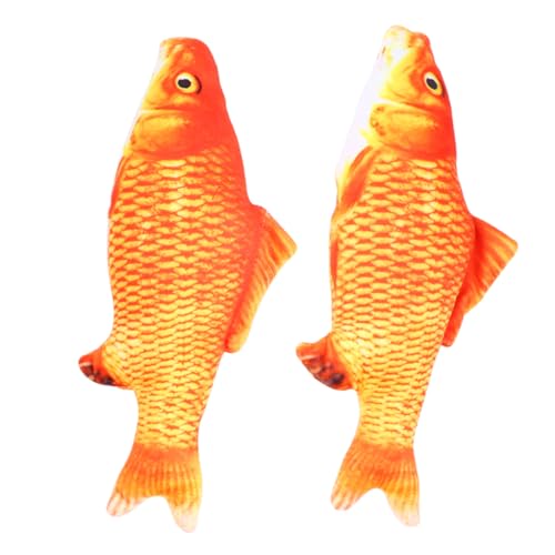 BUGUUYO Carp Pet Toys 2er-Set Kätzchen-Teaser-plüsch-katzenspielzeug & Sicher Für Die Psyche Verhindert Kratzer von BUGUUYO