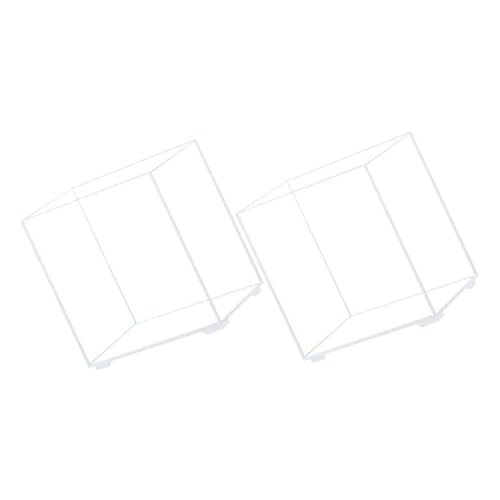 BUGUUYO Mini-Aquarium-Set 2-teilig Acryl-Goldfischbecken multifunktionales Betta-Fischglas Aquarium für das Home Office BUGUUYO Mini-Aquarium-Set 2-teilig Acryl-Goldfischbecken multifunktionales Betta-Fischglas Aquarium für das Home Office von BUGUUYO