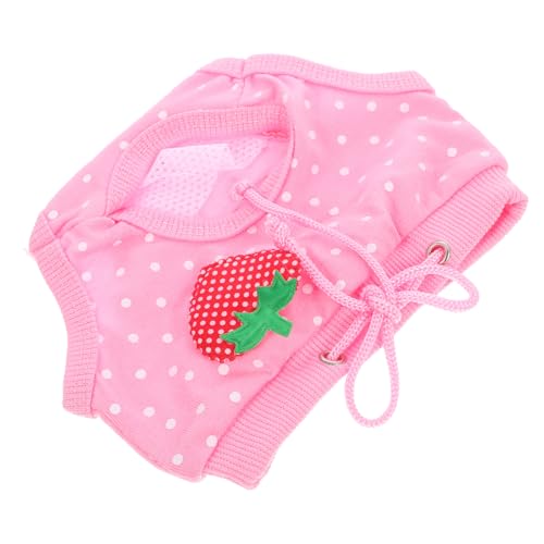 BUGUUYO 2stücke Pet Diaper Physiologische Hosen Für Hunde Waschbare Menstruationsunterwäsche Für Rüden Mit Erdbeer-dot-Muster Für Untrainierte Welpen Und Hunde Mit BUGUUYO 2stücke Pet Diaper Physiologische Hosen Für Hunde Waschbare Menstruationsunterwäsche Für Rüden Mit Erdbeer-dot-Muster Für Untrainierte Welpen Und Hunde Mit von BUGUUYO