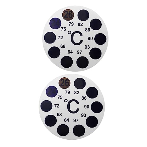 BUGUUYO 2stücke Aquarium Thermometer Sticker Digitale Temperaturaufkleber Für Aquarien Präzise Temperaturmessung Selbstklebend Sofort Ablesbar Pack Für Heimgebrauch Und Brauen BUGUUYO 2stücke Aquarium Thermometer Sticker Digitale Temperaturaufkleber Für Aquarien Präzise Temperaturmessung Selbstklebend Sofort Ablesbar Pack Für Heimgebrauch Und Brauen von BUGUUYO