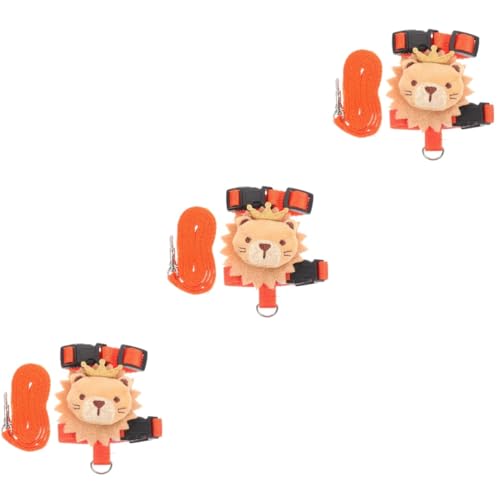 BUGUUYO 3sätze Kleintier Geschirr Mit Leine Einstellbare Und Atmungsaktive Bunny Leash Für Kleine Haustiere Für Kaninchen Und Katzen Material Für von BUGUUYO