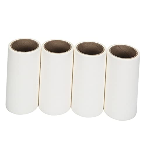 BUGUUYO 60 Blatt Zerreißbares Klebriges Papier Fusselrolle Zubehör Für Haustier-entfernerrollen 12 cm Humanisiertes Design von BUGUUYO