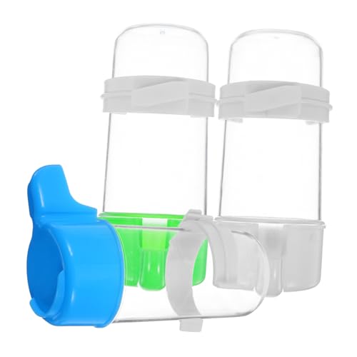 BUGUUYO 3 Stück Automatischer Wasserspender für Papageien Papageienwasserspender für Käfig Vogelkäfig -Wasserspender Schüssel für Vogelkäfig Wasserspender für Papageienkäfige Plastik BUGUUYO 3 Stück Automatischer Wasserspender für Papageien Papageienwasserspender für Käfig Vogelkäfig -Wasserspender Schüssel für Vogelkäfig Wasserspender für Papageienkäfige Plastik von BUGUUYO