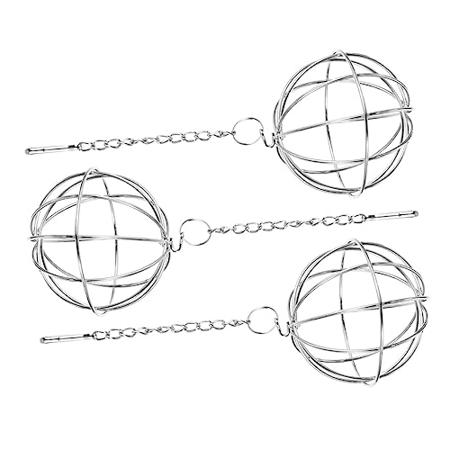 BUGUUYO 3 Stück galvanisierte Heu-Futterbälle aus Edelstahl sicherer und Stabiler Heuspender für Kaninchen- und Kleintierkäfige BUGUUYO 3 Stück galvanisierte Heu-Futterbälle aus Edelstahl sicherer und Stabiler Heuspender für Kaninchen- und Kleintierkäfige von BUGUUYO