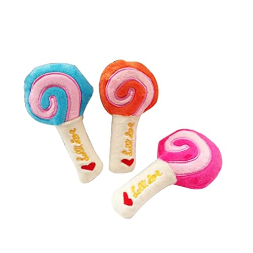 BUGUUYO 3stücke Lollipop Quietschspielzeug Für Hunde Und Katzen Weiche Kuschelige Kaustreifen Blau Orange Und Rosé Für Spiel Und Zahnpflege BUGUUYO 3stücke Lollipop Quietschspielzeug Für Hunde Und Katzen Weiche Kuschelige Kaustreifen Blau Orange Und Rosé Für Spiel Und Zahnpflege von BUGUUYO