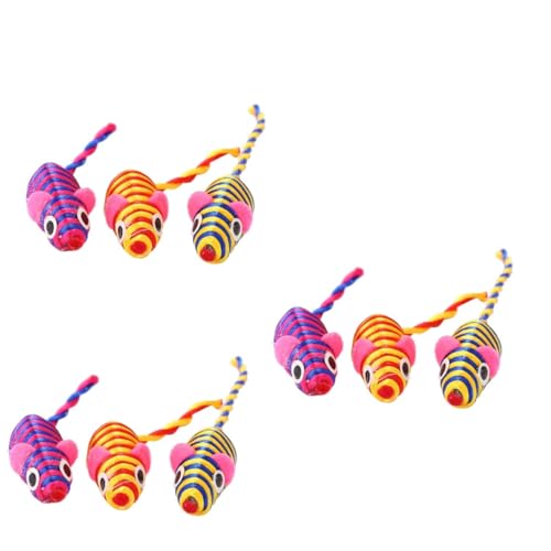 BUGUUYO 3sets Lustige Mäuse Katze Spielzeug Interaktive Mini Plüsch Mäuse Spielzeug Für Mental 10 Stücke * 3 BUGUUYO 3sets Lustige Mäuse Katze Spielzeug Interaktive Mini Plüsch Mäuse Spielzeug Für Mental 10 Stücke * 3 von BUGUUYO