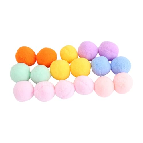 BUGUUYO 36 Stück Bunte Katzen Spielbälle aus Plüsch mit Rassel Langlebiges Katzenspielzeug für Kätzchen Zufallsfarben Interaktives Plüschball zur Beschäftigung und Zufällige Farbe BUGUUYO 36 Stück Bunte Katzen Spielbälle aus Plüsch mit Rassel Langlebiges Katzenspielzeug für Kätzchen Zufallsfarben Interaktives Plüschball zur Beschäftigung und Zufällige Farbe von BUGUUYO