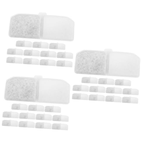 BUGUUYO 3sets Starke Filterung Haustier Wasser Dispenser Filter Wasser Brunnen Filter Haustier Wasser Brunnen Filter 12 Stücke * 3 von BUGUUYO