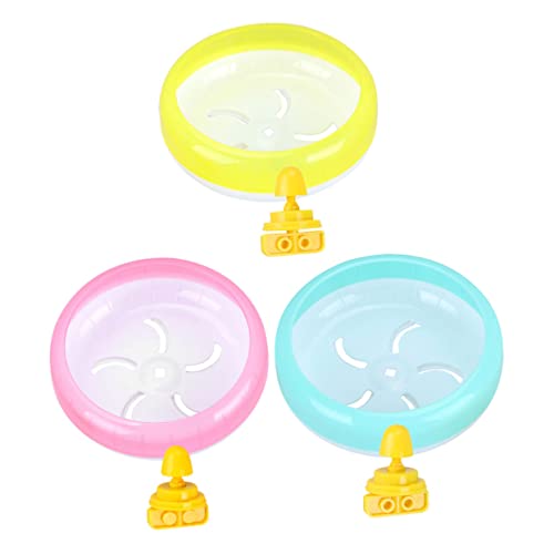 BUGUUYO 3stücke Laufrad Für Hamster Leises Und Praktisches Spielzeug Für Kleine Tiere Fördert Bewegung Und Spaß Im Käfig Für Rennmäuse Und Zwerghamster BUGUUYO 3stücke Laufrad Für Hamster Leises Und Praktisches Spielzeug Für Kleine Tiere Fördert Bewegung Und Spaß Im Käfig Für Rennmäuse Und Zwerghamster von BUGUUYO