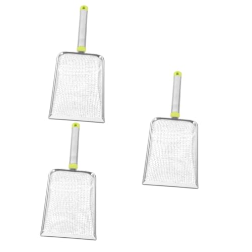 BUGUUYO 3 Stücke Edelstahl Katzenstreu Schaufel Mesh Design Scooper Für Katzenstreu von BUGUUYO