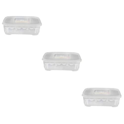 BUGUUYO 3stücke Transparente Brutbox Für Reptilien Und Haustiere Mit Thermometer Inkubator Für Schlangen Eidechsen Und Eier Einfach Zu Reinigen Eier-kapazität Beobachtung Und Mehrfache von BUGUUYO