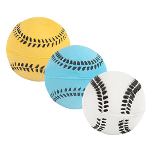 BUGUUYO Niedliches Lustiges Hundespielzeug Für Hunde 3er-Pack Backenzahnbälle Aus Gummi Für Hunde Zum Werfen Und Apportieren BUGUUYO Niedliches Lustiges Hundespielzeug Für Hunde 3er-Pack Backenzahnbälle Aus Gummi Für Hunde Zum Werfen Und Apportieren von BUGUUYO