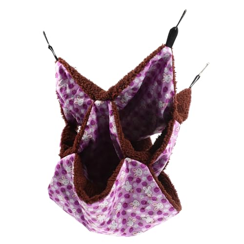 BUGUUYO 3stücke Hamster Hängematte Aus Plüsch Für Kleine Haustiere Dreilagige Schlafgelegenheit Atmungsaktiv Und Warm Für Hamster Ratten Und Chinchillas Perfektes Zubehör Für Winter BUGUUYO 3stücke Hamster Hängematte Aus Plüsch Für Kleine Haustiere Dreilagige Schlafgelegenheit Atmungsaktiv Und Warm Für Hamster Ratten Und Chinchillas Perfektes Zubehör Für Winter von BUGUUYO