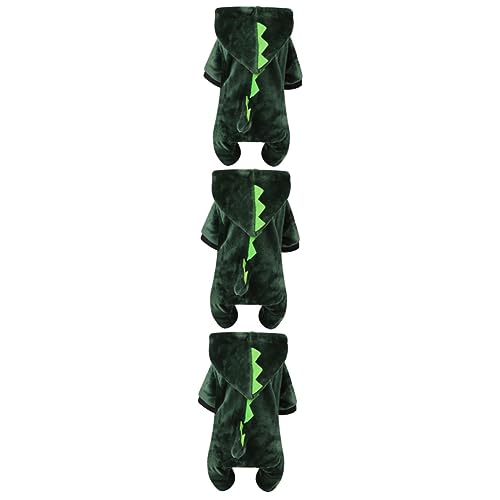 BUGUUYO 3-teiliges Großes Hundekostüm Halloween-Outfit Hundekleidung Für Warmes Haustier-Outfit Größe XL von BUGUUYO