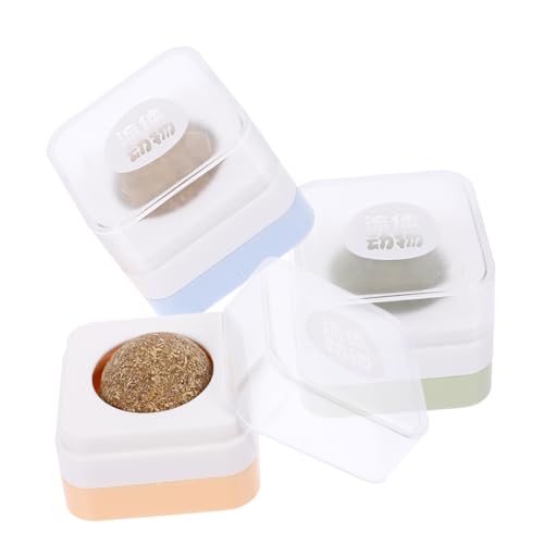 BUGUUYO Katzenballspielzeug 3PCs Interaktive Bälle Rotierende Kauspielzeuge Katzenminzenbälle für Katzen Katzenminzenbälle Spielzeug BUGUUYO Katzenballspielzeug 3PCs Interaktive Bälle Rotierende Kauspielzeuge Katzenminzenbälle für Katzen Katzenminzenbälle Spielzeug von BUGUUYO