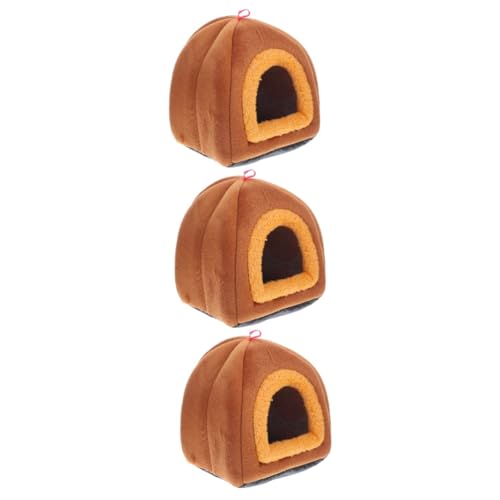 BUGUUYO 3 Stücke Luxus Hideout Bett Schlafen Gemütliches Für Haustier Ruhen Schlaf BUGUUYO 3 Stücke Luxus Hideout Bett Schlafen Gemütliches Für Haustier Ruhen Schlaf von BUGUUYO