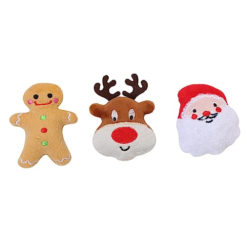 BUGUUYO 3st Weihnachtsspielzeug Für Haustiere Hundespielzeugkauer Kauspielzeug Für Welpen Kätzchen Zähes Filzspielzeug Hündchen-Crinkle-Ball Lustige Hundespielzeuge Welpengeschenke Plüsch BUGUUYO 3st Weihnachtsspielzeug Für Haustiere Hundespielzeugkauer Kauspielzeug Für Welpen Kätzchen Zähes Filzspielzeug Hündchen-Crinkle-Ball Lustige Hundespielzeuge Welpengeschenke Plüsch von BUGUUYO