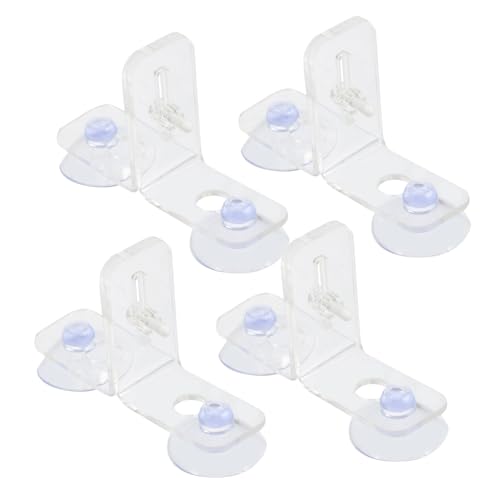 BUGUUYO 4sätze Teiliges Aquarium Trennwand Mit Clips Isolationsbrett Für Fischzucht Und Sichere Trennung Im Aquarienbereich Transparente Acrylplatte Für Kleine Aquarien von BUGUUYO