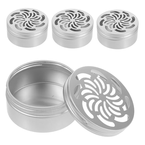 BUGUUYO Metalldosen Für Das Geruchstraining Von Hunden 4 Stück Aluminium-duftbehälter Nachfüllbare Deckel Benutzerfreundliche Hundetrainingsbox Für Fähigkeiten BUGUUYO Metalldosen Für Das Geruchstraining Von Hunden 4 Stück Aluminium-duftbehälter Nachfüllbare Deckel Benutzerfreundliche Hundetrainingsbox Für Fähigkeiten von BUGUUYO