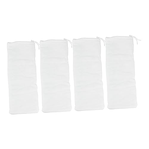 BUGUUYO 4-teiliges Pad-Set für Aquarien Zubehör für hochtransparente Wasserfilterbeutel zur Wasseraufbereitung von BUGUUYO