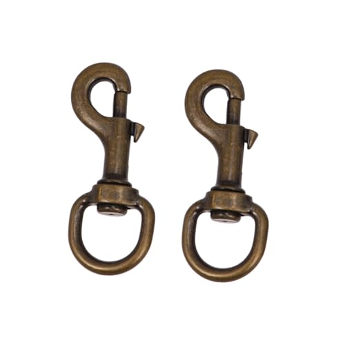 BUGUUYO 4 Stück Geschirrzubehör Halsband Für Hundemarken Hundehalsbandclip Haken Für Haustierhalsbänder Schwere Haken Verriegelungskarabiner Hund Hundeleine Schnappt Haustierbedarf von BUGUUYO