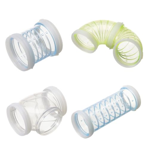 BUGUUYO Hamster Tube Set Labyrinth 4 Stück Haustier Spielzeug sicherer Kunststoff Labyrinth Haustier Tunnel Spielzeug BUGUUYO Hamster Tube Set Labyrinth 4 Stück Haustier Spielzeug sicherer Kunststoff Labyrinth Haustier Tunnel Spielzeug von BUGUUYO