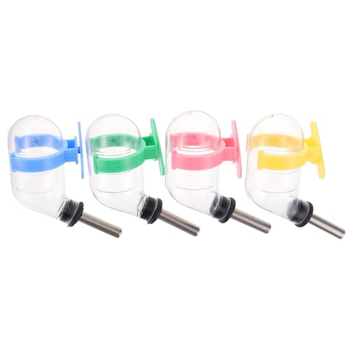 BUGUUYO 4 Stück Hamster Trinkbrunnen Häschen Wasserflasche Kleintier Wasserspender Auto Feeder Hängende Wasserflasche Kunststoff Wasserflasche Wasserspeicherflasche Eichhörnchen Meerschweinchen BUGUUYO 4 Stück Hamster Trinkbrunnen Häschen Wasserflasche Kleintier Wasserspender Auto Feeder Hängende Wasserflasche Kunststoff Wasserflasche Wasserspeicherflasche Eichhörnchen Meerschweinchen von BUGUUYO