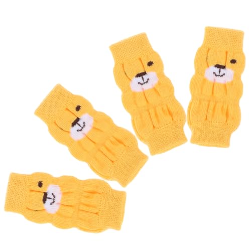 BUGUUYO 4pcs Pet Socken Für Hunde Beinlinge Hunde-Skid Hund Leggings Hund Bein von BUGUUYO