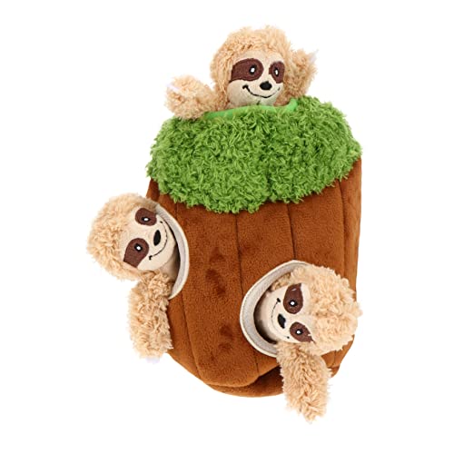 BUGUUYO 4stücke Interaktives Hundespielzeug Set Teiliges Kauspielzeug Mit Quietscher Für Hunde Plüsch-Hide-and-Seek Spielzeug Fördert Spiel Und Bewegung Für Kleine Und Große Hunde von BUGUUYO