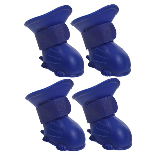 BUGUUYO 4stücke wasserdichte Hundestiefel Für Kleine Hunde rutschfeste Sohlen Für Regen Bequeme Regenstiefel Für Haustiere Schuhe Für Im Freien Und Reisen BUGUUYO 4stücke wasserdichte Hundestiefel Für Kleine Hunde rutschfeste Sohlen Für Regen Bequeme Regenstiefel Für Haustiere Schuhe Für Im Freien Und Reisen von BUGUUYO