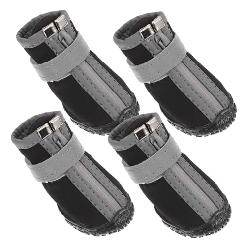 BUGUUYO Haustierschuhe 4 Stück Atmungsaktive Hundestiefeletten Hundeschuhe Für Hunde Regenfest Für Den Außenbereich BUGUUYO Haustierschuhe 4 Stück Atmungsaktive Hundestiefeletten Hundeschuhe Für Hunde Regenfest Für Den Außenbereich von BUGUUYO