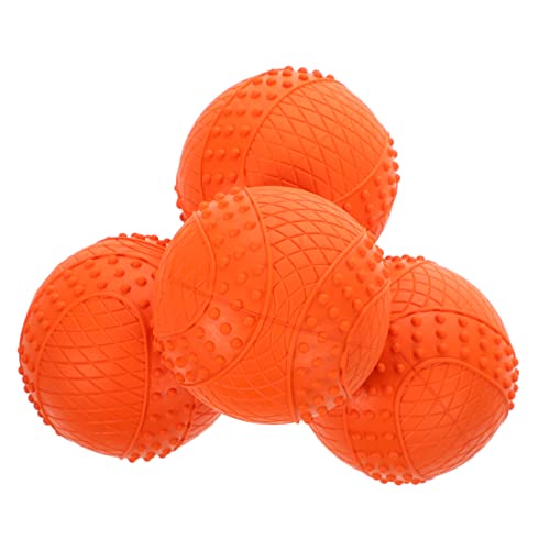 BUGUUYO 4 Stück Hundeball Aus Gummi Hundebälle Für Mittelgroße Hunde Kauspielzeug Für Kleine Hunde Welpenbälle Für Kleine Hunde Quietschspielzeug Für Hunde Hundetrainingsspielzeug BUGUUYO 4 Stück Hundeball Aus Gummi Hundebälle Für Mittelgroße Hunde Kauspielzeug Für Kleine Hunde Welpenbälle Für Kleine Hunde Quietschspielzeug Für Hunde Hundetrainingsspielzeug von BUGUUYO