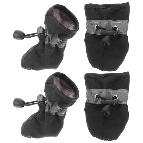 BUGUUYO Praktische Haustier-Schuhe 4er-Pack Hundeschuhe Weiche Sohle Für Den Innenbereich Reflektorstreifen Für Die BUGUUYO Praktische Haustier-Schuhe 4er-Pack Hundeschuhe Weiche Sohle Für Den Innenbereich Reflektorstreifen Für Die von BUGUUYO