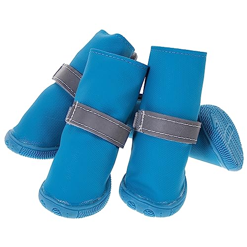 BUGUUYO 4 Stück Hundeschuhe Hunderegenstiefel Haustierschuhe Für Regen Hundespaziergänge Schuhe Ohne Haustiere Fäustlinge Schützende Hundestiefel Welpenschuhe Hundestiefel Ohne BUGUUYO 4 Stück Hundeschuhe Hunderegenstiefel Haustierschuhe Für Regen Hundespaziergänge Schuhe Ohne Haustiere Fäustlinge Schützende Hundestiefel Welpenschuhe Hundestiefel Ohne von BUGUUYO